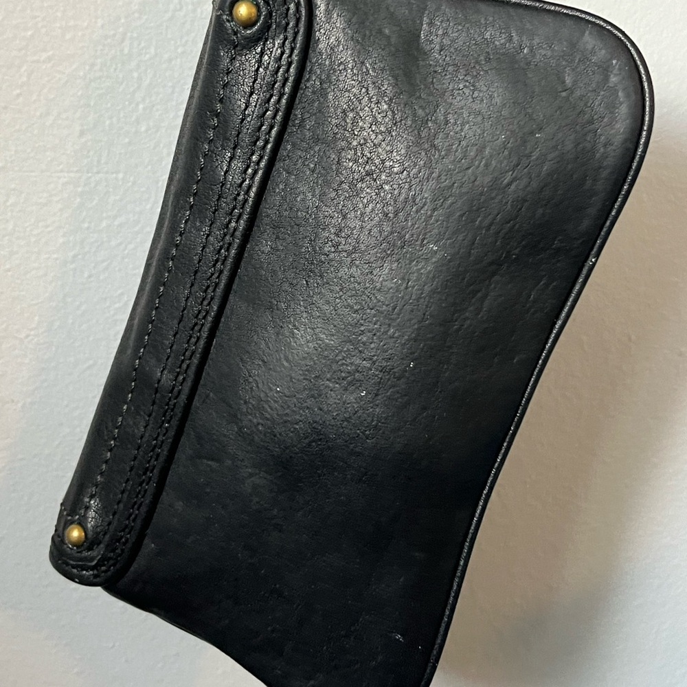 Coach Gigi 65th Ann. Black Leather Turn Lock Wristlet - Coin Wallet Clutch Pouch - Picture 6 of 16